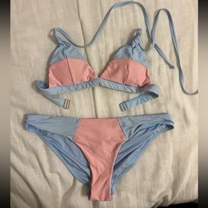 Pilyq color block bikini